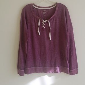 Perfect Crew tie front crew